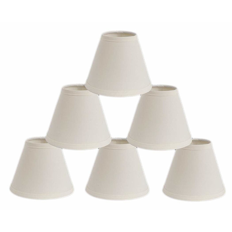 Symple Stuff 5'' H Cotton Empire Lamp Shade ( Clip On ) & Reviews Wayfair